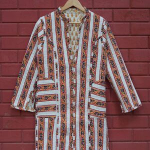 Womens Multti Color Velvet Embroidered Jacket with Floral Design